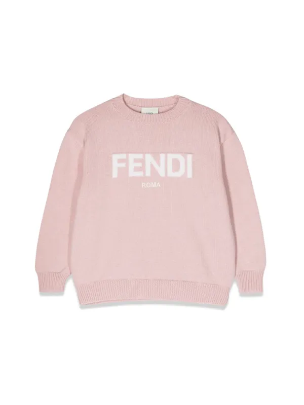 Knit Pullover Roma Pink made by Fendi