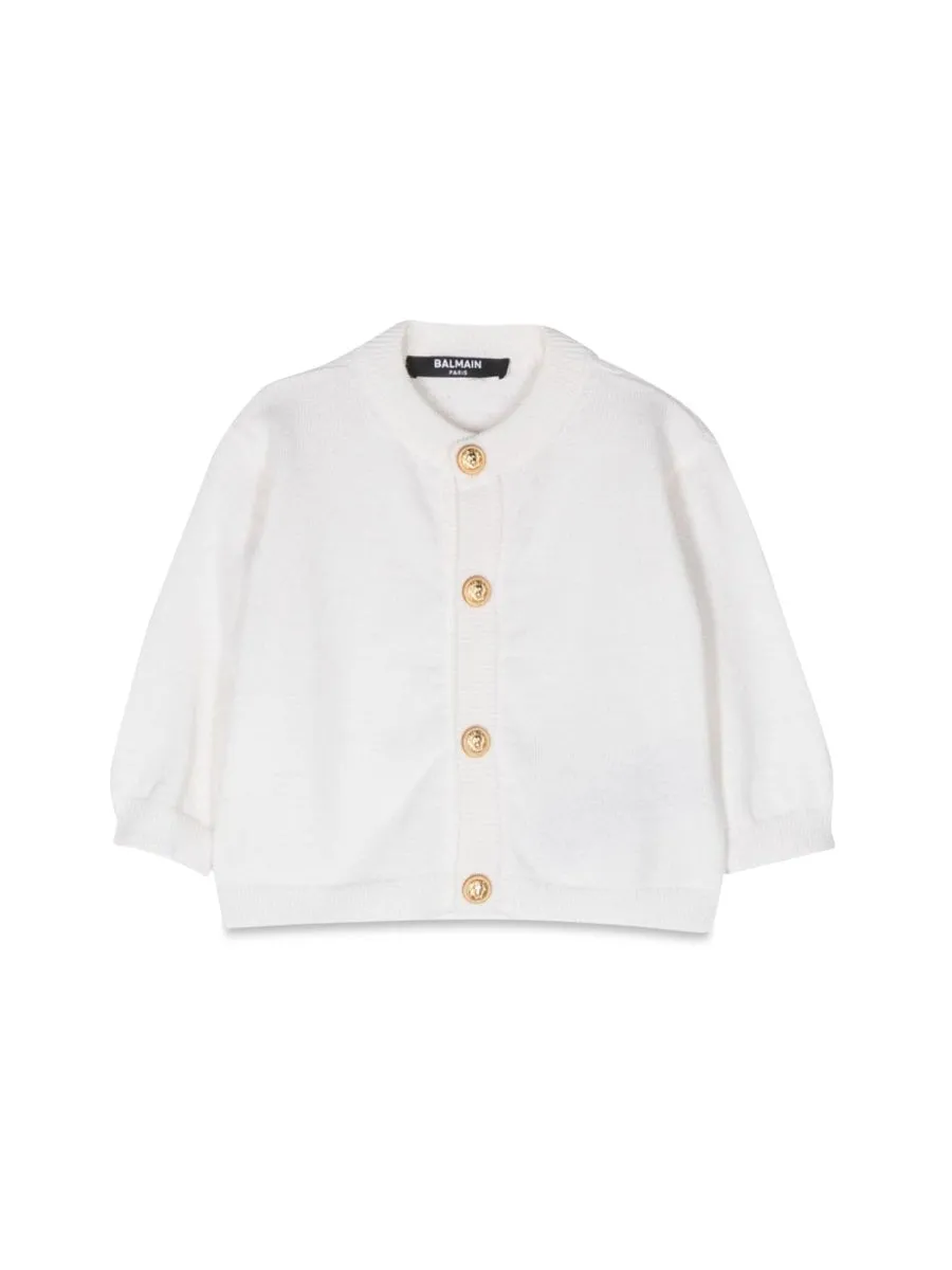 Cardigan with Buttons White sold by Lord & Taylor