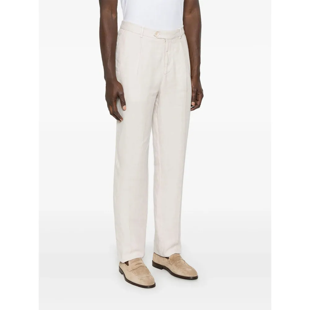 Tapered Trousers Linen Neutrals sold by Lord & Taylor product image thumbnail 4
