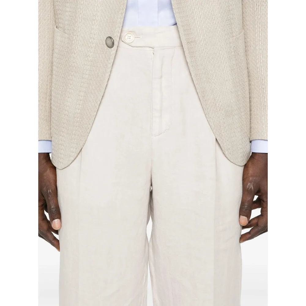 Tapered Trousers Linen Neutrals sold by Lord & Taylor product image thumbnail 5