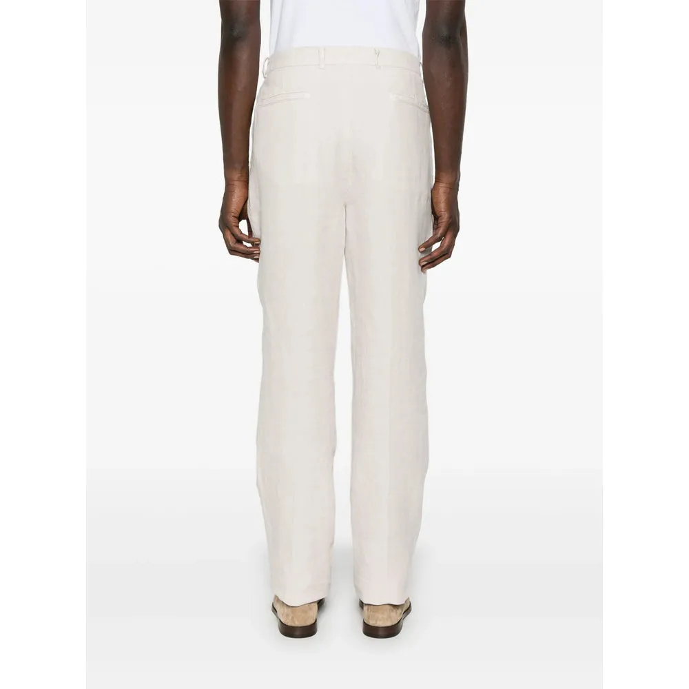 Tapered Trousers Linen Neutrals sold by Lord & Taylor product image thumbnail 2
