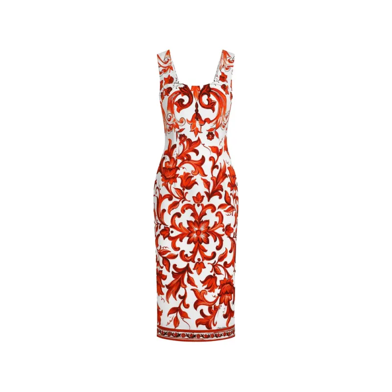 Dress White/Red made by Dolce & Gabanna