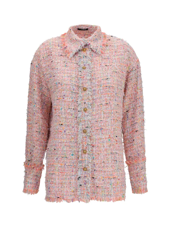 Tweed Shirt Multicolour made by Balmain