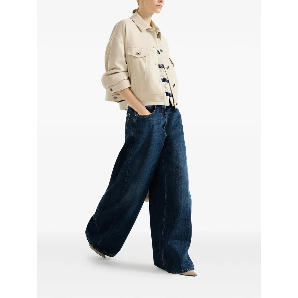 Wide-Leg Jeans Blue sold by Lord & Taylor product image thumbnail 5