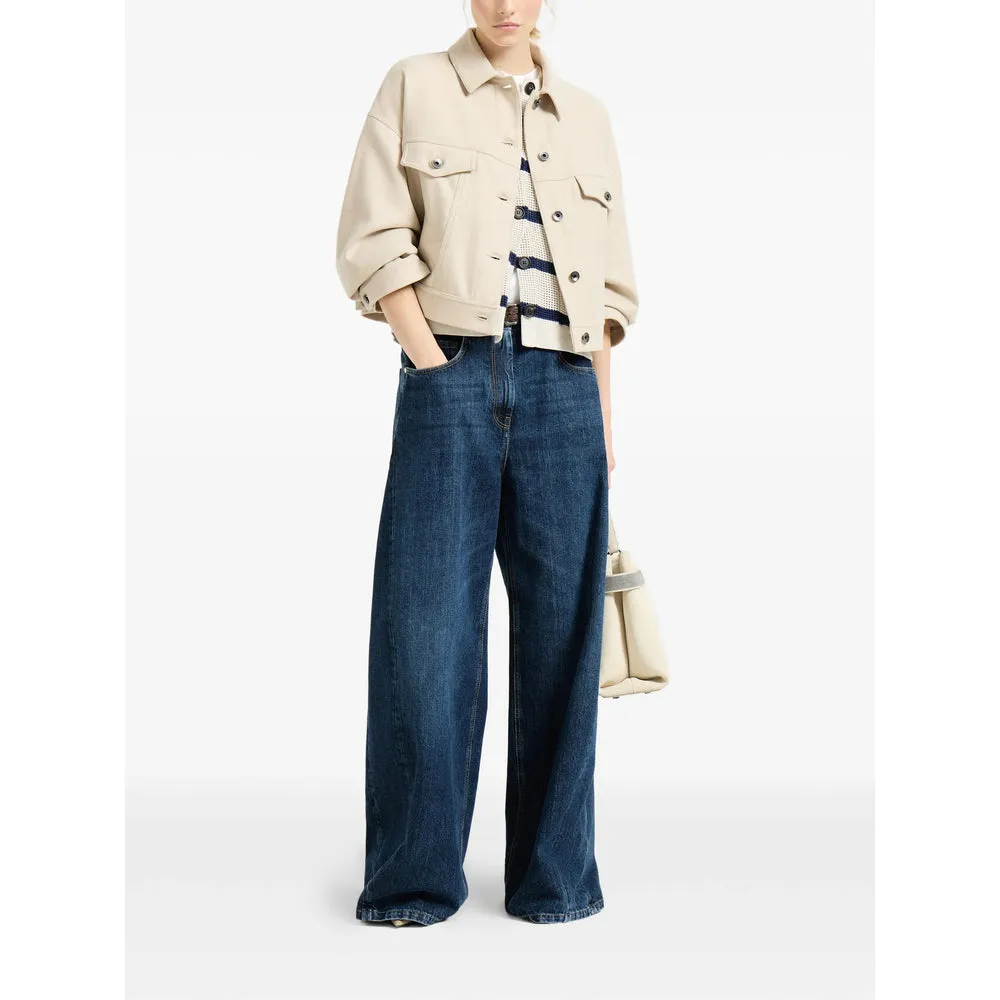 Wide-Leg Jeans Blue sold by Lord & Taylor product image thumbnail 3