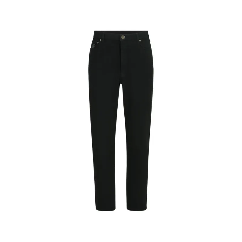 Jeans Straight-Leg Black made by Brunello Cucinelli
