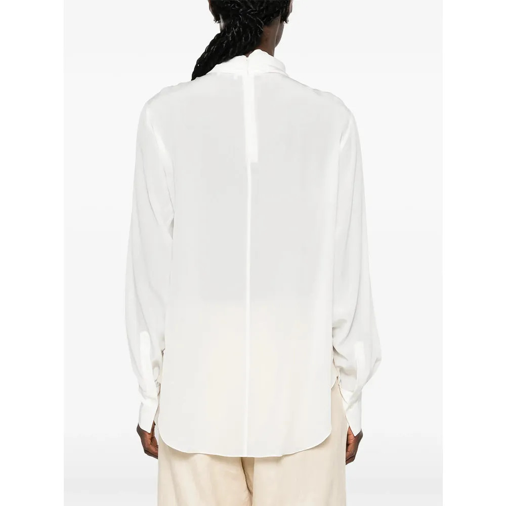 Shirt in White Silk sold by Lord & Taylor product image thumbnail 4