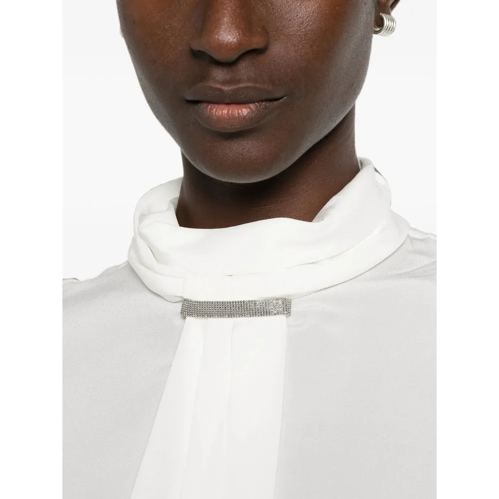 Shirt in White Silk sold by Lord & Taylor product image thumbnail 2