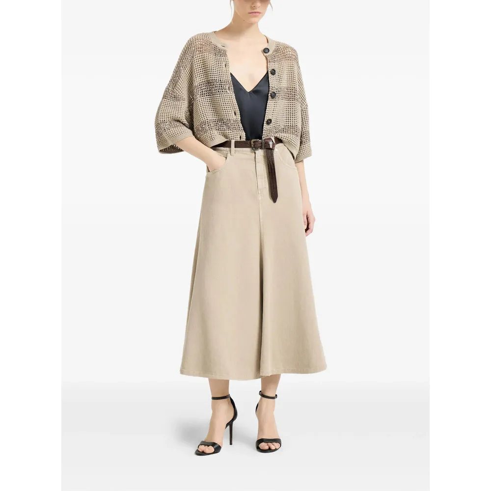 Cropped Button Fastening Sweater sold by Lord & Taylor product image thumbnail 3