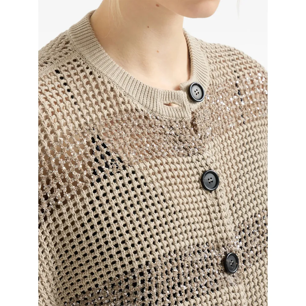 Cropped Button Fastening Sweater sold by Lord & Taylor product image thumbnail 5