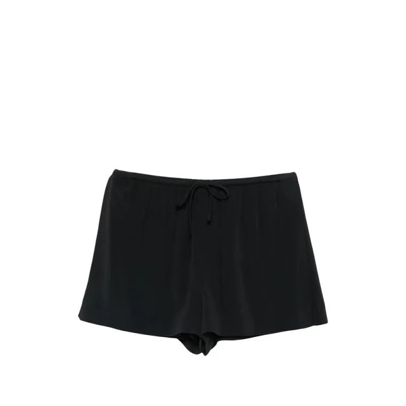 Mini Shorts Black Silk made by Alexander Wang