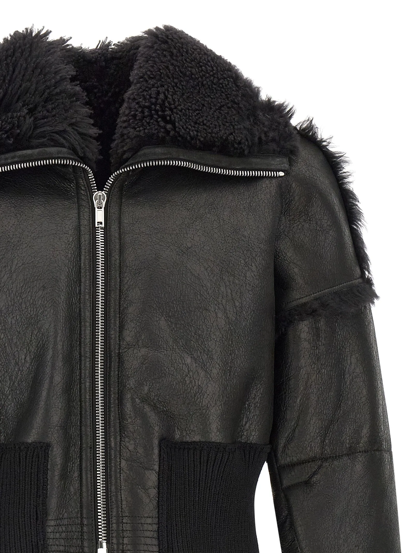 'Flight Jkt Cropped' bomber jacket sold by Lord & Taylor product image thumbnail 3