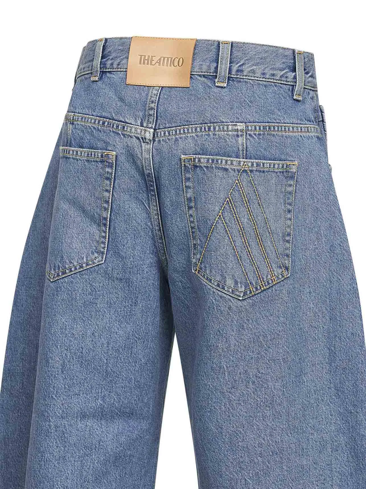 Sky Blue Cropped Wide Leg Jeans sold by Lord & Taylor product image thumbnail 4