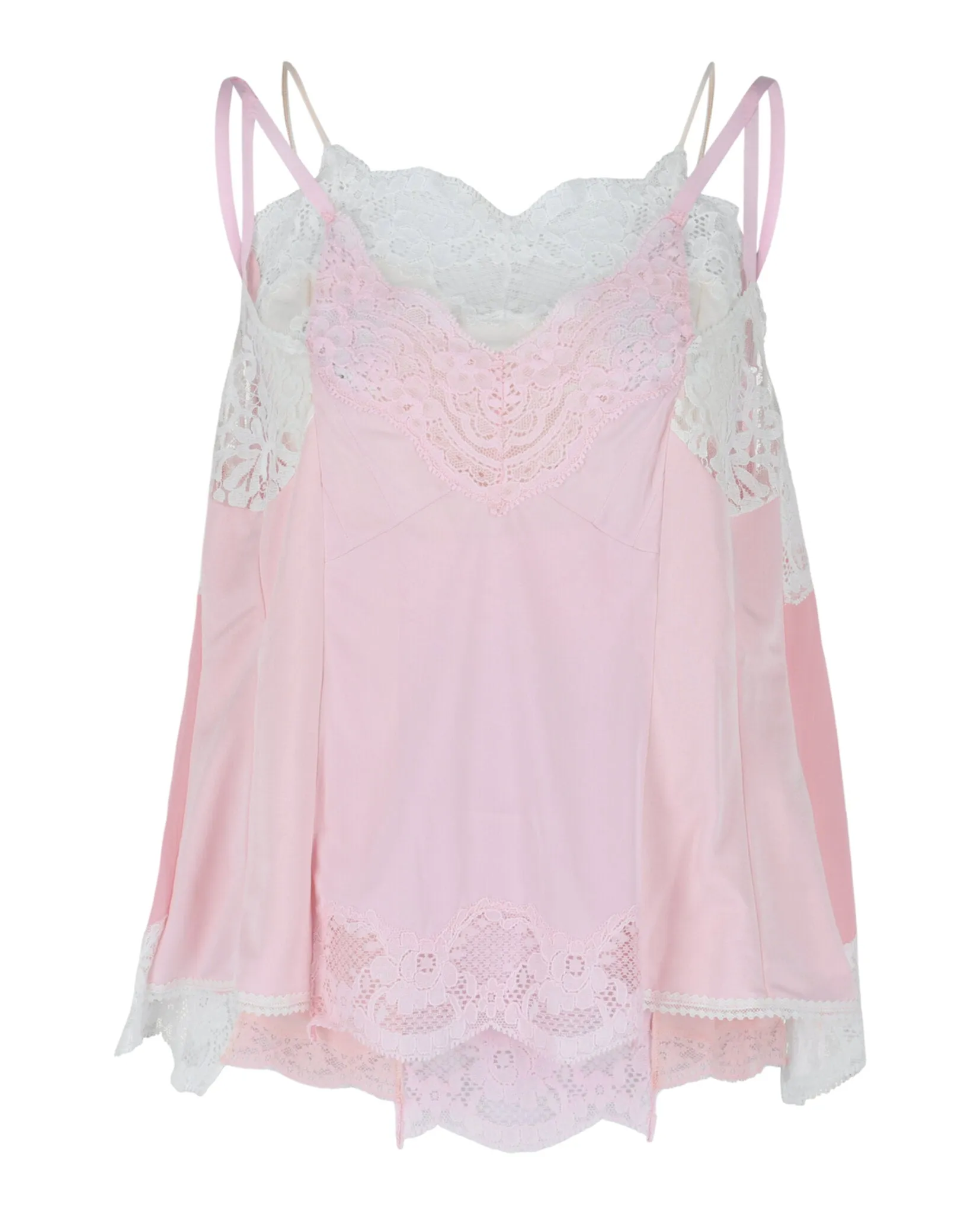 Patched Lace Slip Top sold by Lord & Taylor