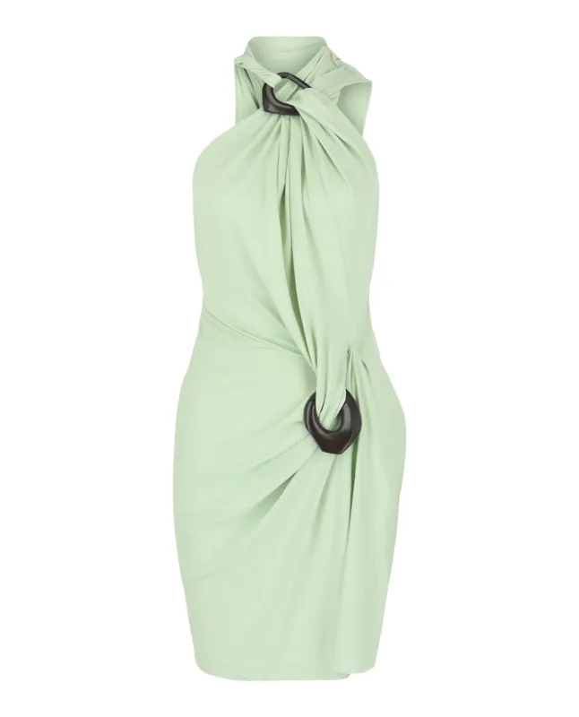 Asymmetrical Gathered Dress made by Salvatore Ferragamo