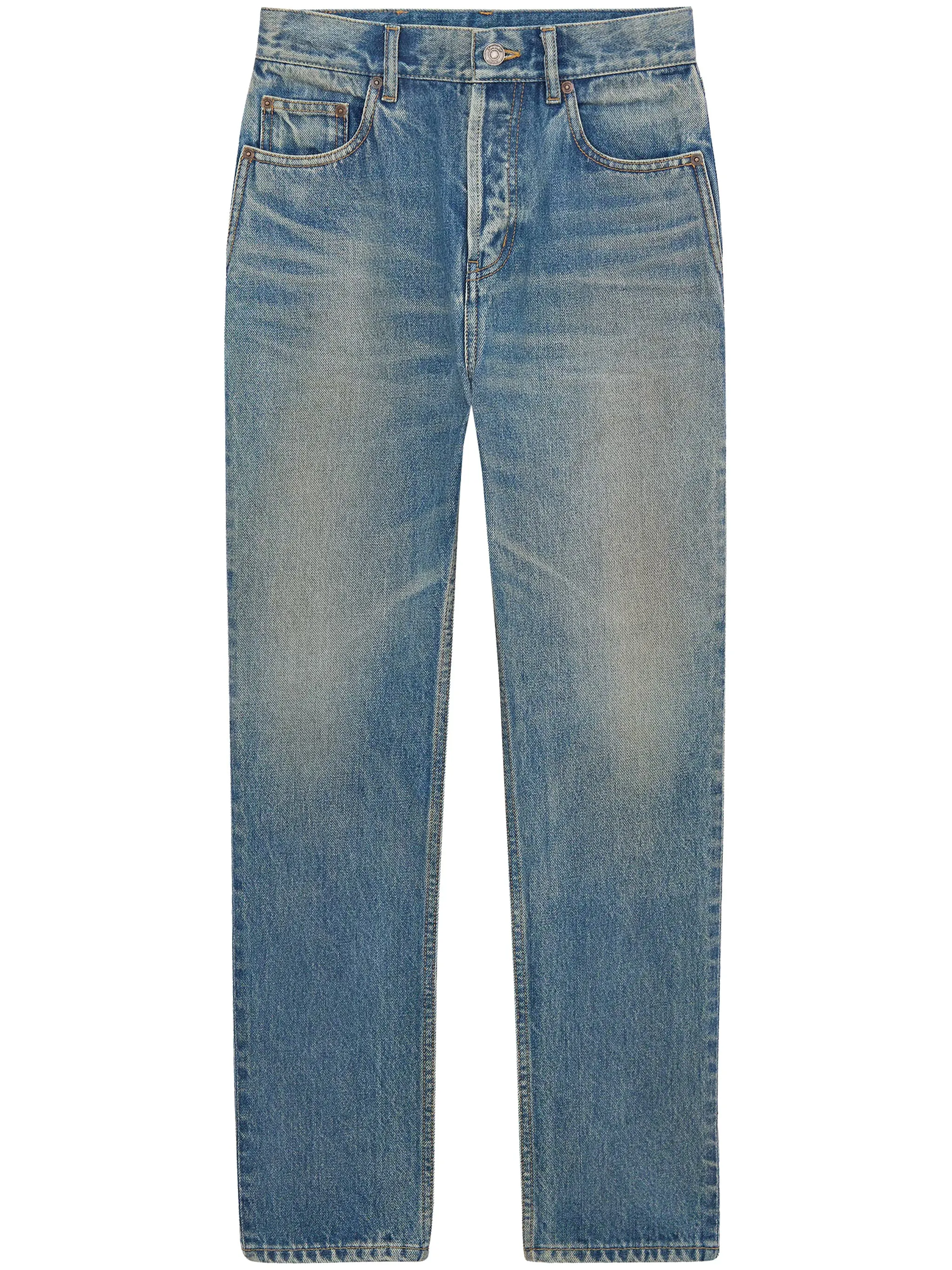 CROPPED FIT JEANS IN COTTON DENIM sold by Lord & Taylor