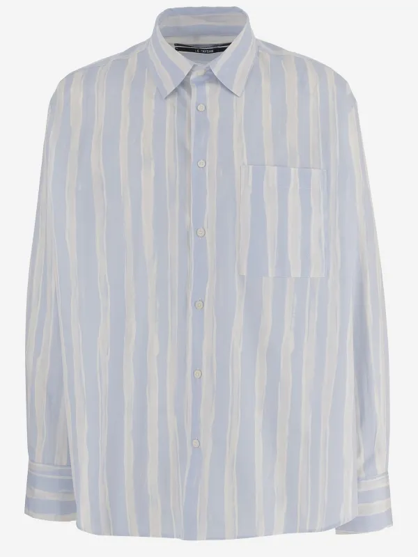 Cotton Shirt with Striped Pattern made by Jacquemus