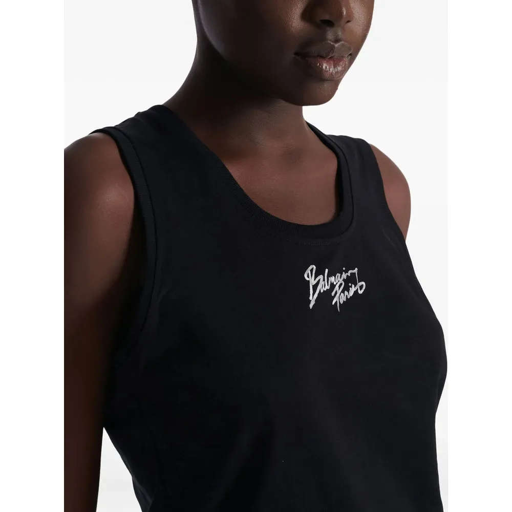 Black Cotton Brush Print T-Shirt sold by Lord & Taylor product image thumbnail 3