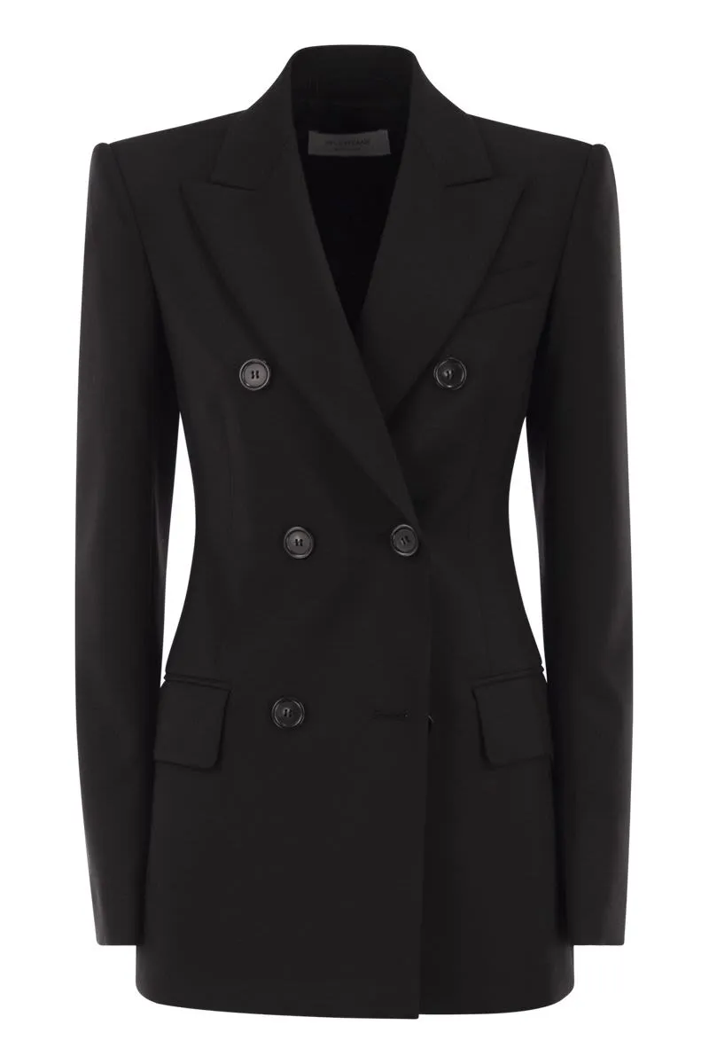 SPXADAMO - TAILORED DOUBLE-BREASTED VIRGIN WOOL BLAZER sold by Lord & Taylor