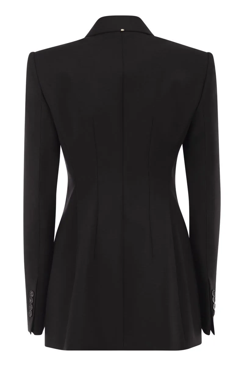 SPXADAMO - TAILORED DOUBLE-BREASTED VIRGIN WOOL BLAZER sold by Lord & Taylor product image thumbnail 2