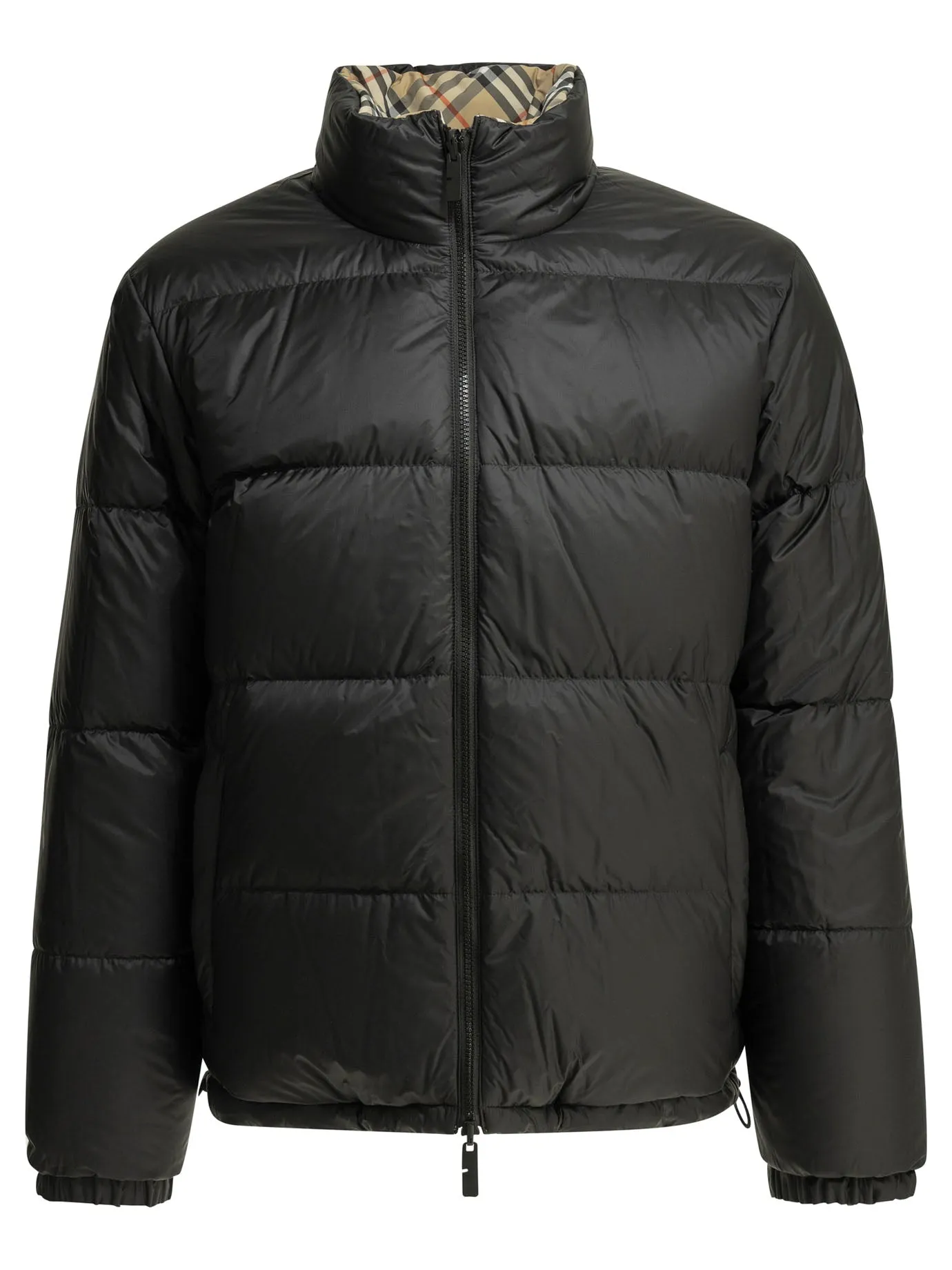 "Snowdon Check Reversible" Short Down Jacket sold by Lord & Taylor product image thumbnail 2