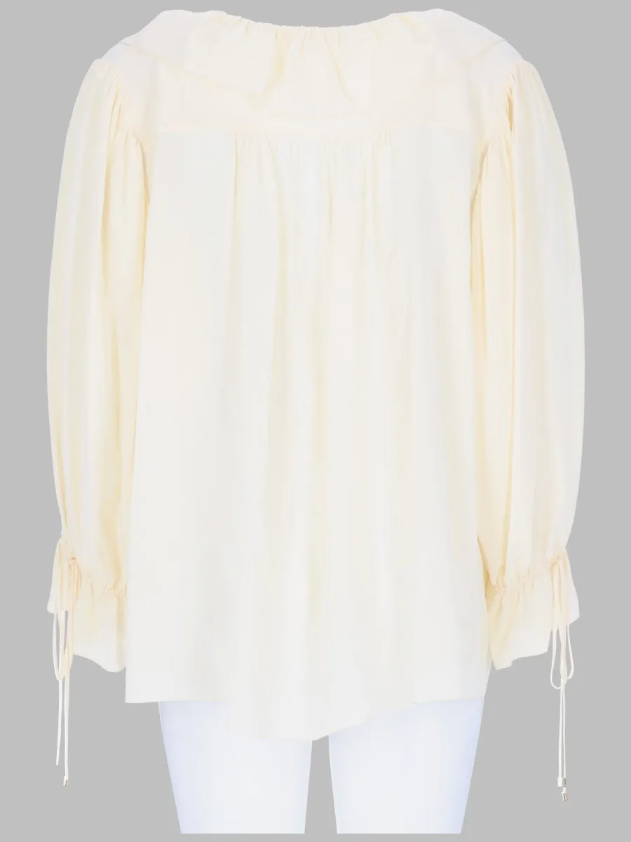 Top Crêpe de Chine Ivory sold by Lord & Taylor product image thumbnail 2