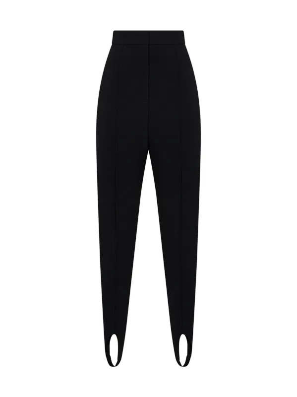 Trousers Stirrup Jersey Black made by Stella McCartney