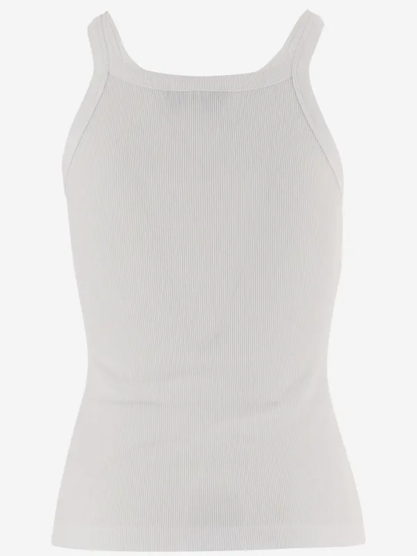 Tank Top Cotton White made by Fendi