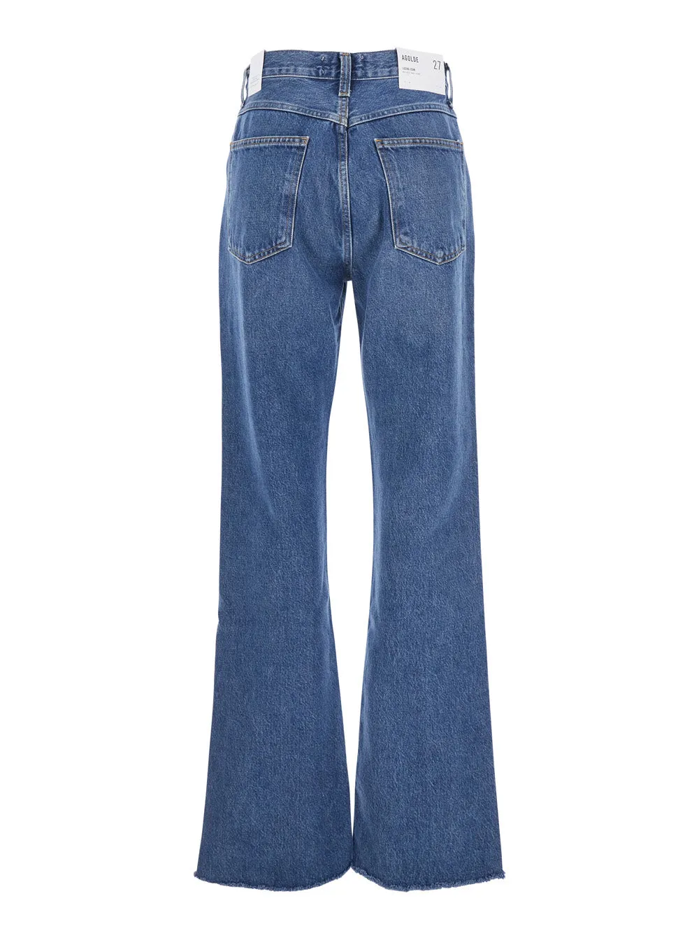 Blue Flared Leg Jeans with Logo Patch sold by Lord & Taylor product image thumbnail 2