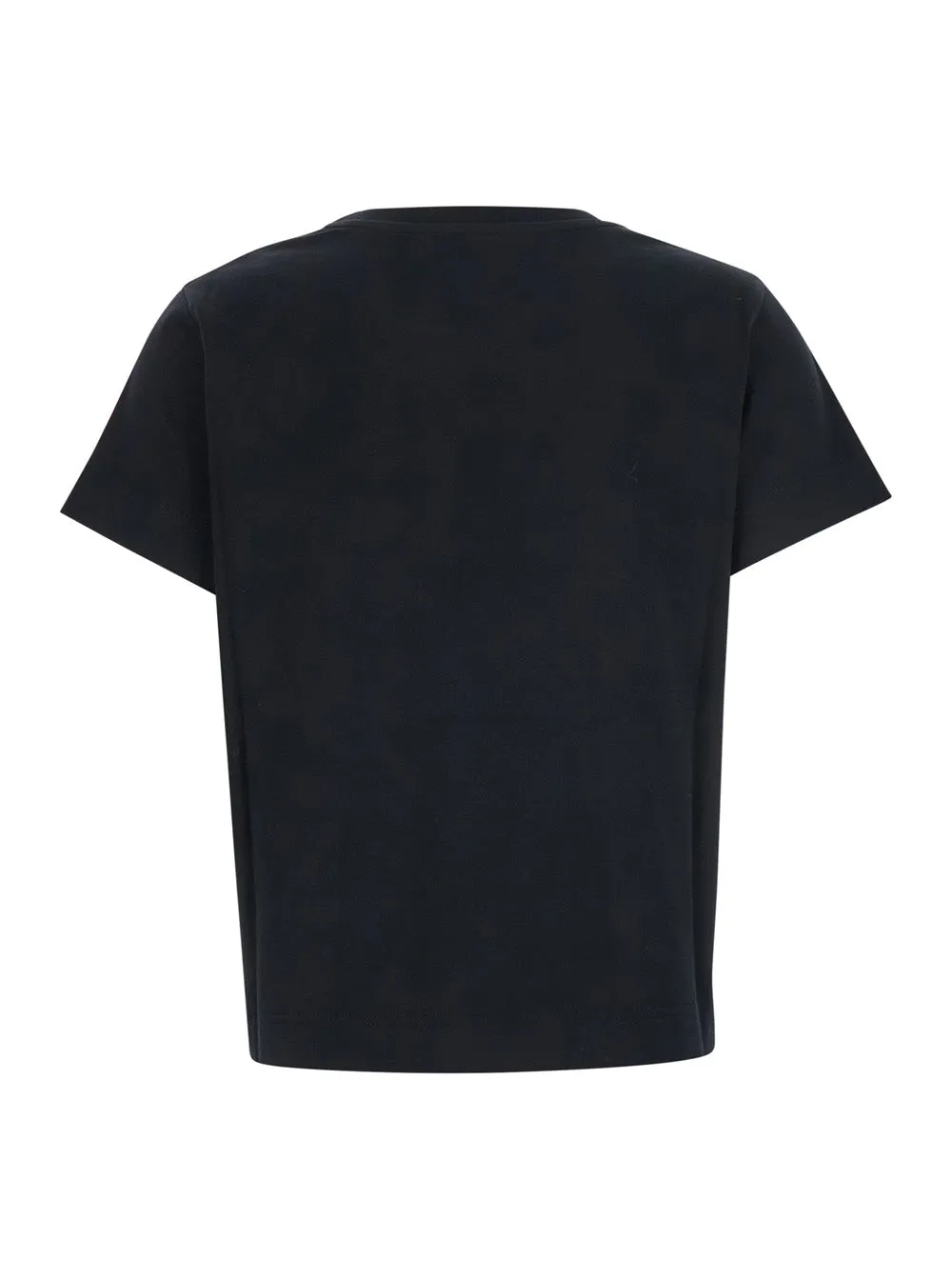 Black Cotton T-Shirt with Logo sold by Lord & Taylor product image thumbnail 2