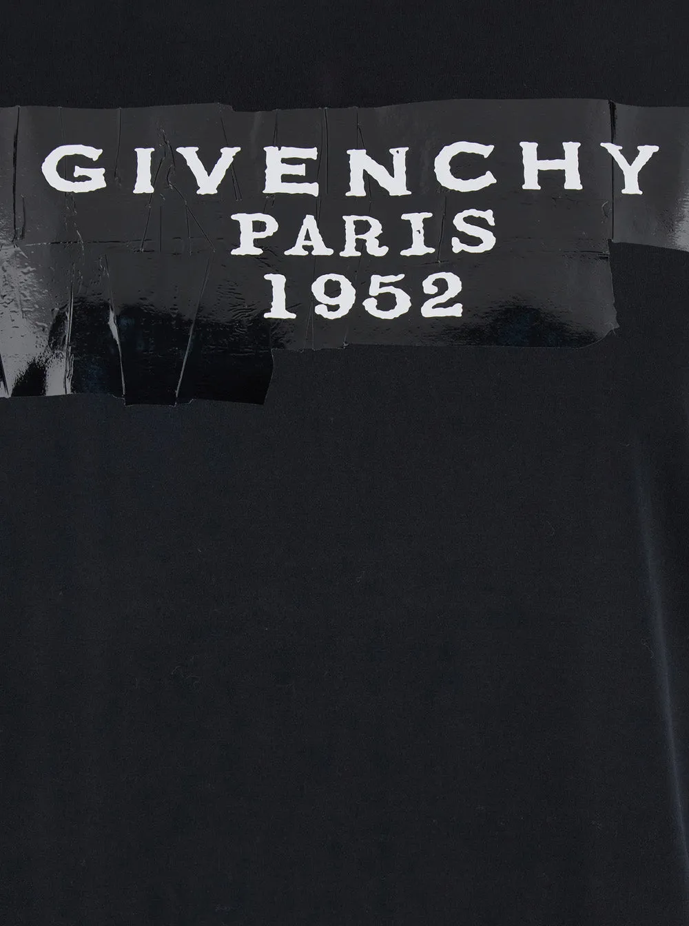 Black Cotton T-Shirt with Logo sold by Lord & Taylor product image thumbnail 3
