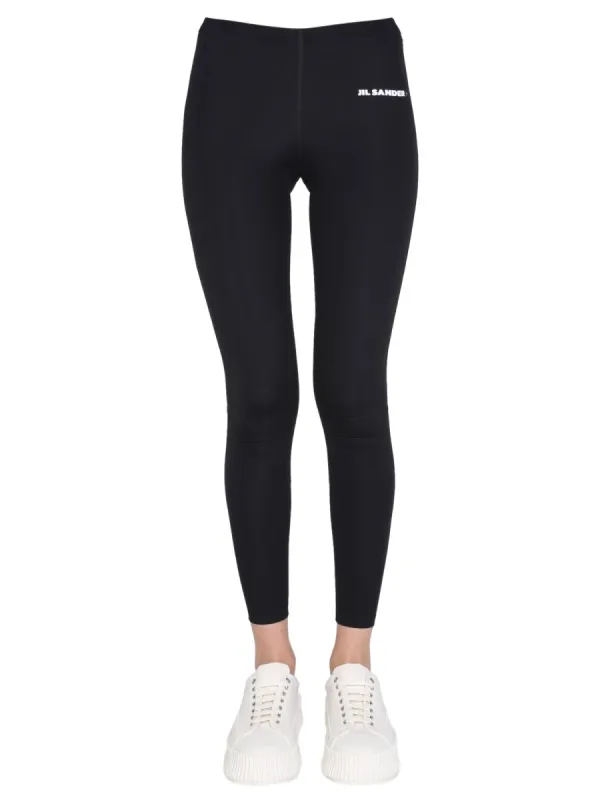 Logo Print Leggings made by Jil Sander
