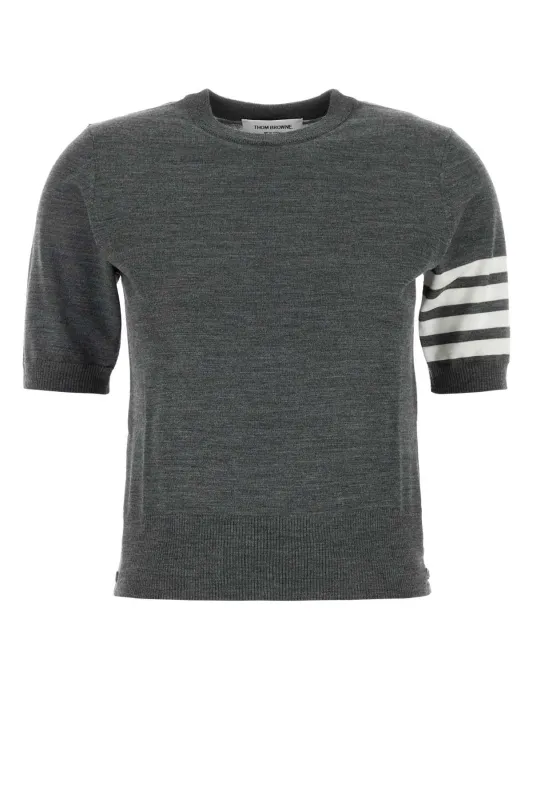 WOOL CREWNECK SWEATER made by Thom Browne