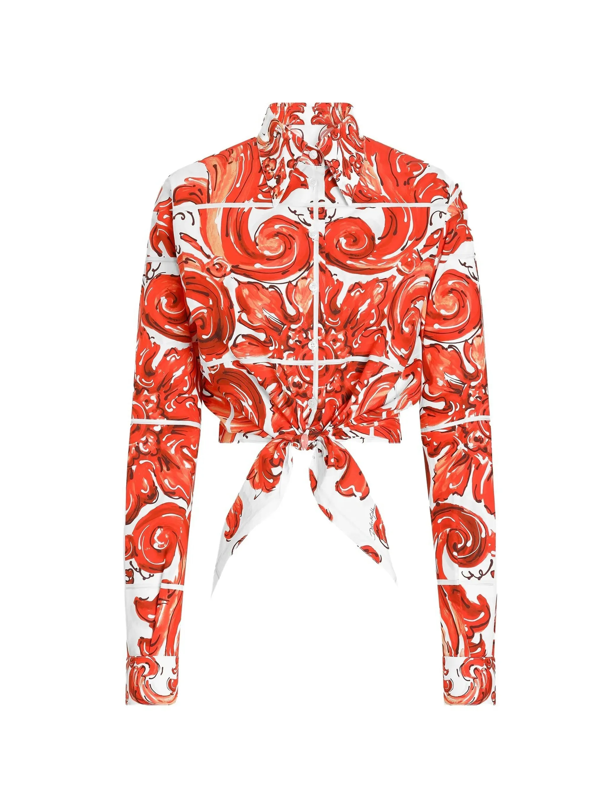 MAIOLICA PRINT COTTON SHIRT sold by Lord & Taylor