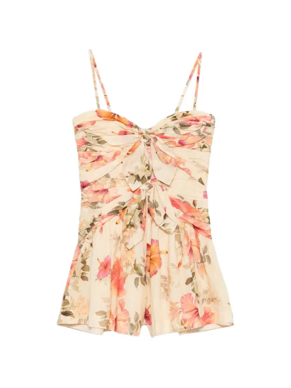 MAHON COTTON PLAYSUIT made by Zimmermann