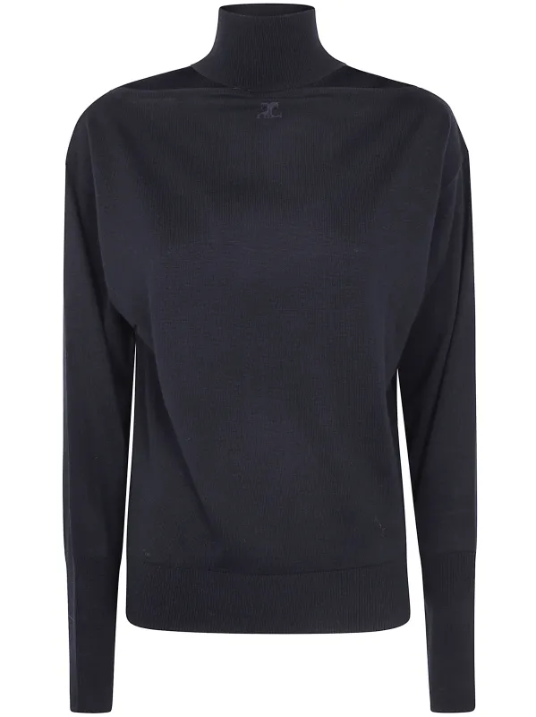 MERINOS WOOL CUT OUT SWEATER made by Courreges