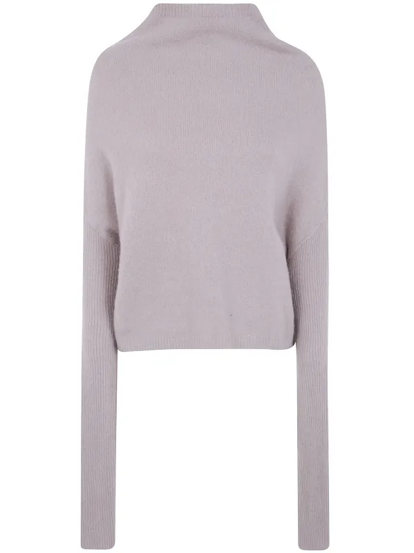 LONG SLEEVES CRATER NECK TEE made by Rick Owens