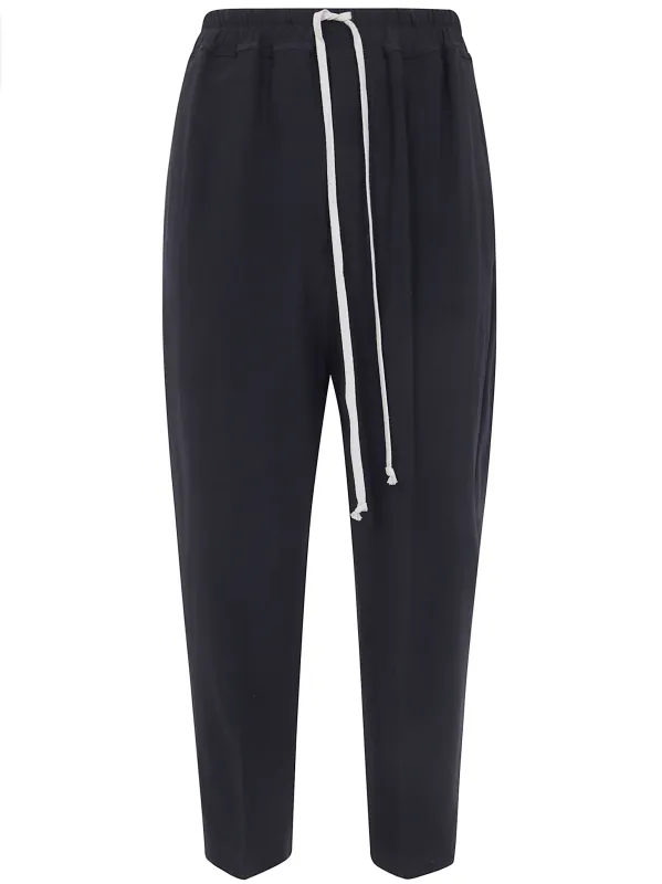 "DRAWSTRING ASTAIRES" CROPPED TROUSERS made by Rick Owens