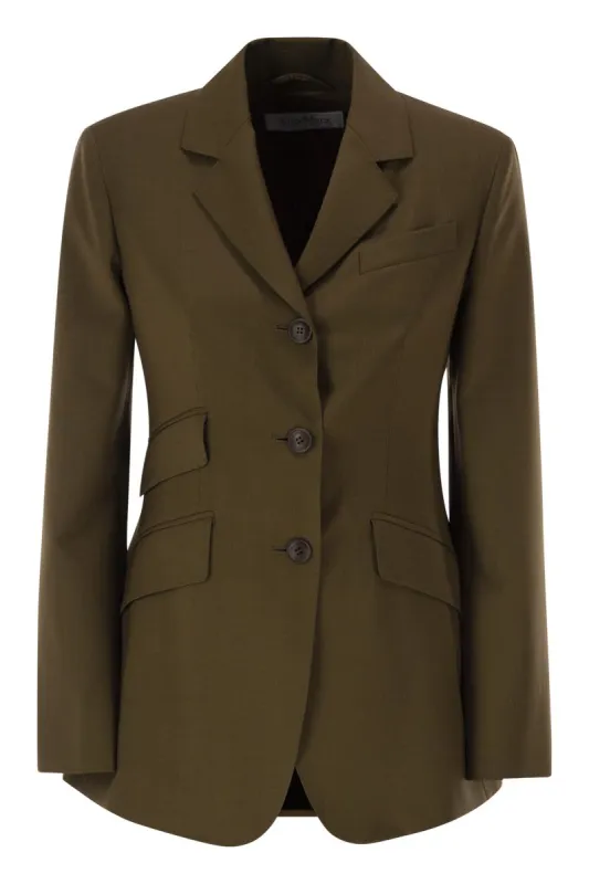 MXMPATIO - TAILORED VIRGIN WOOL BLAZER made by MaxMara