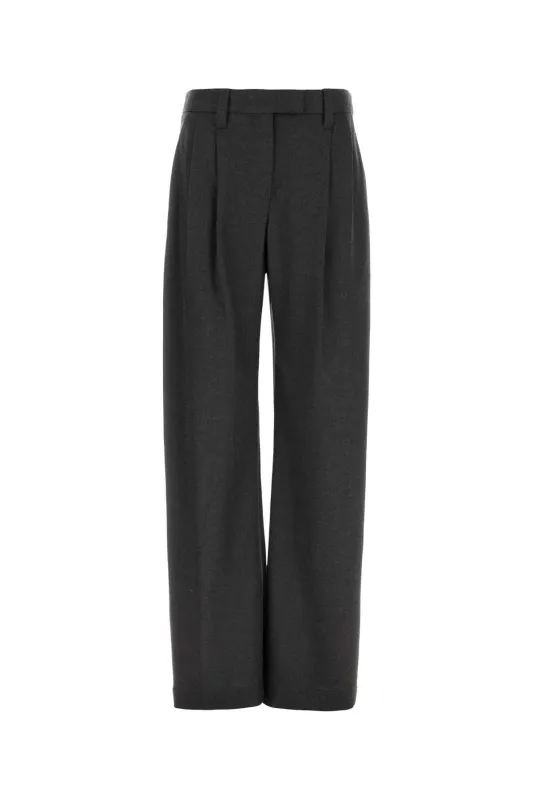 CHARCOAL WOOL PANT made by Brunello Cucinelli
