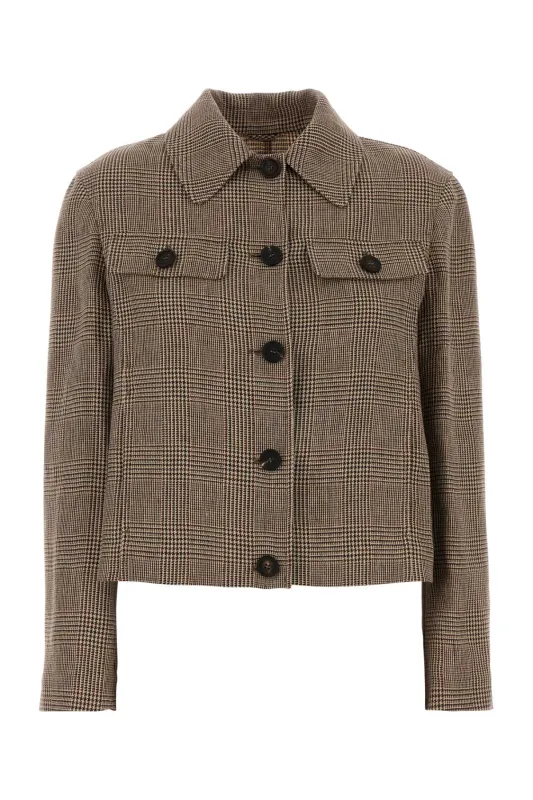 EMBROIDERED LINEN BLAZER made by Brunello Cucinelli