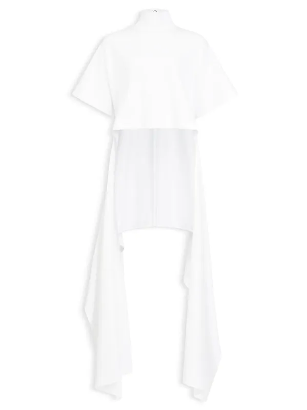 ASYMMETRIC COTTON JERSEY T-SHIRT made by Alaia