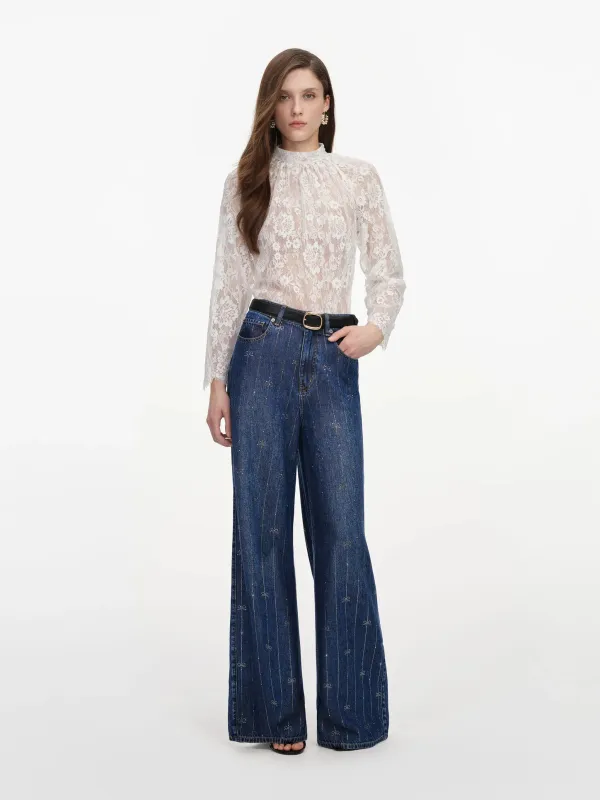 LACE BLOUSE made by Self-Portrait