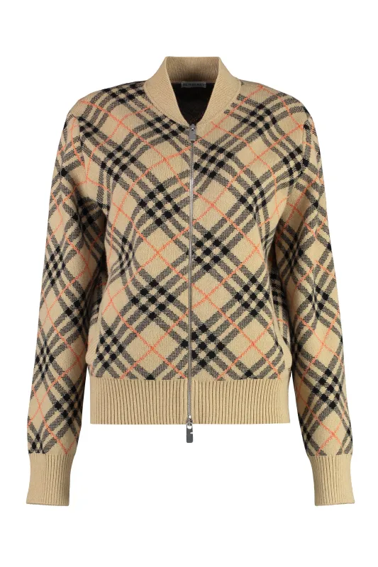 ZIP CARDIGAN made by Burberry