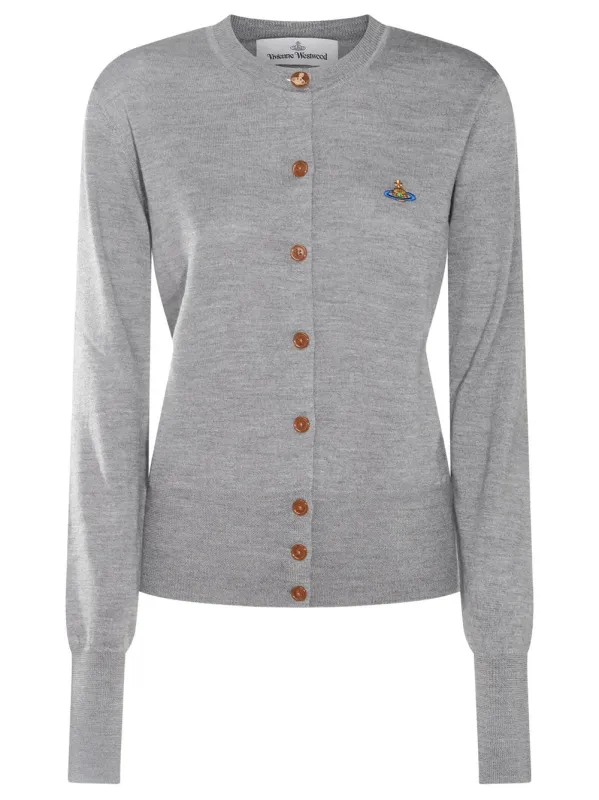 BEA RIBBED-KNIT CARDIGAN made by Vivienne Westwood