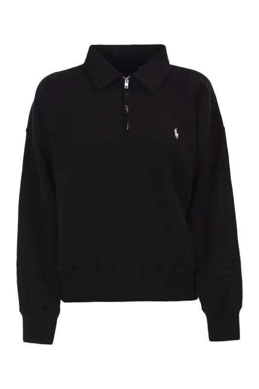 HALF-ZIP COLLARED SWEATSHIRT made by Polo by Ralph Lauren