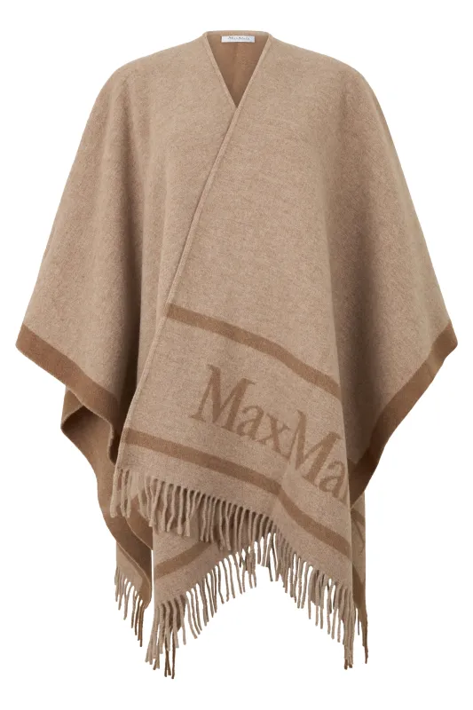 WOOL CAPE WITH FRINGES made by MaxMara