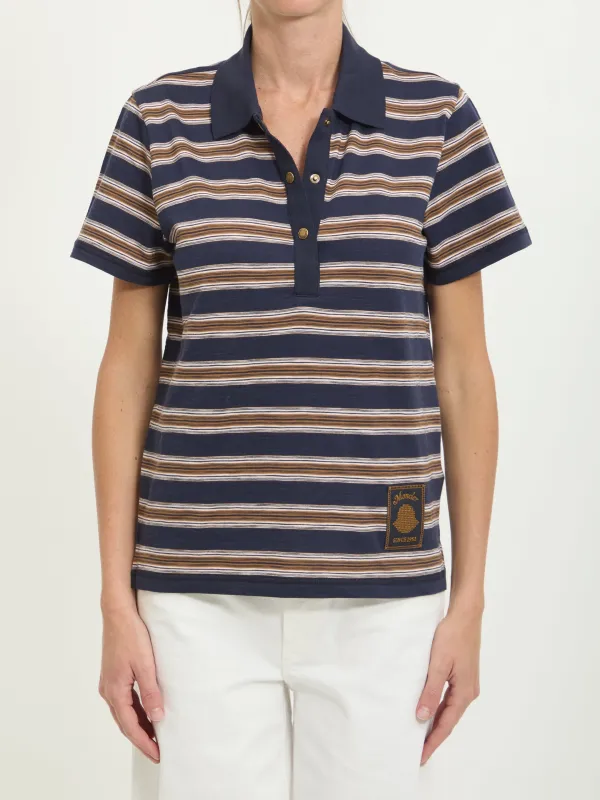 STRIPED COTTON POLO SHIRT made by Moncler