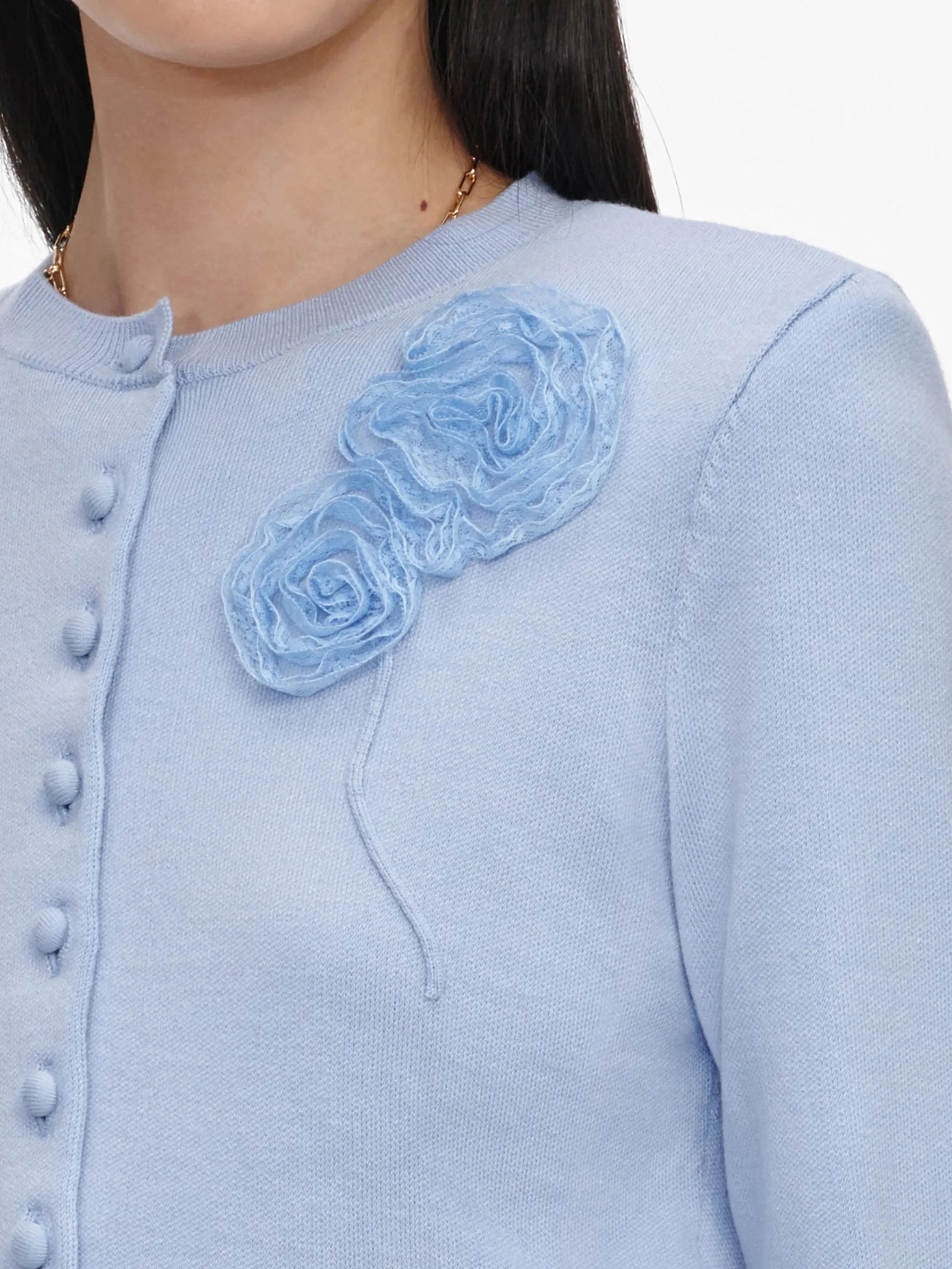 EMBROIDERED CARDIGAN sold by Lord & Taylor product image thumbnail 5