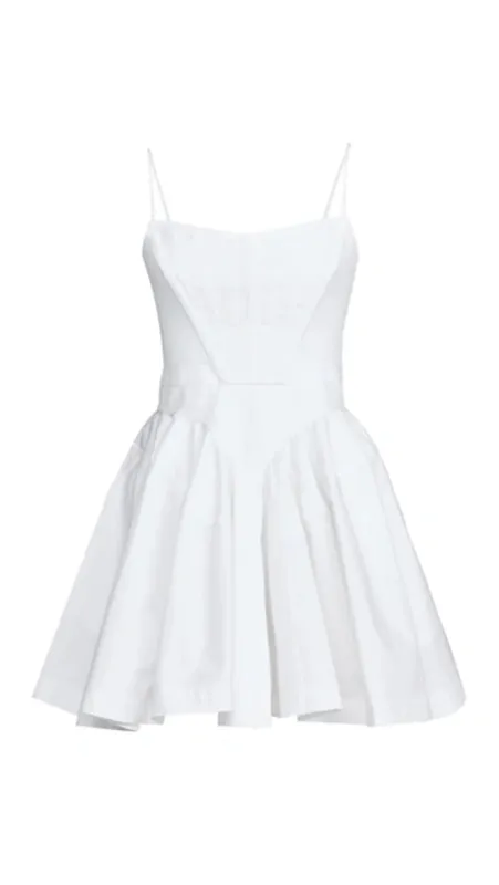 Alexander Wang Women's Tailored White Mini Dress - Size 4 made by Alexander Wang